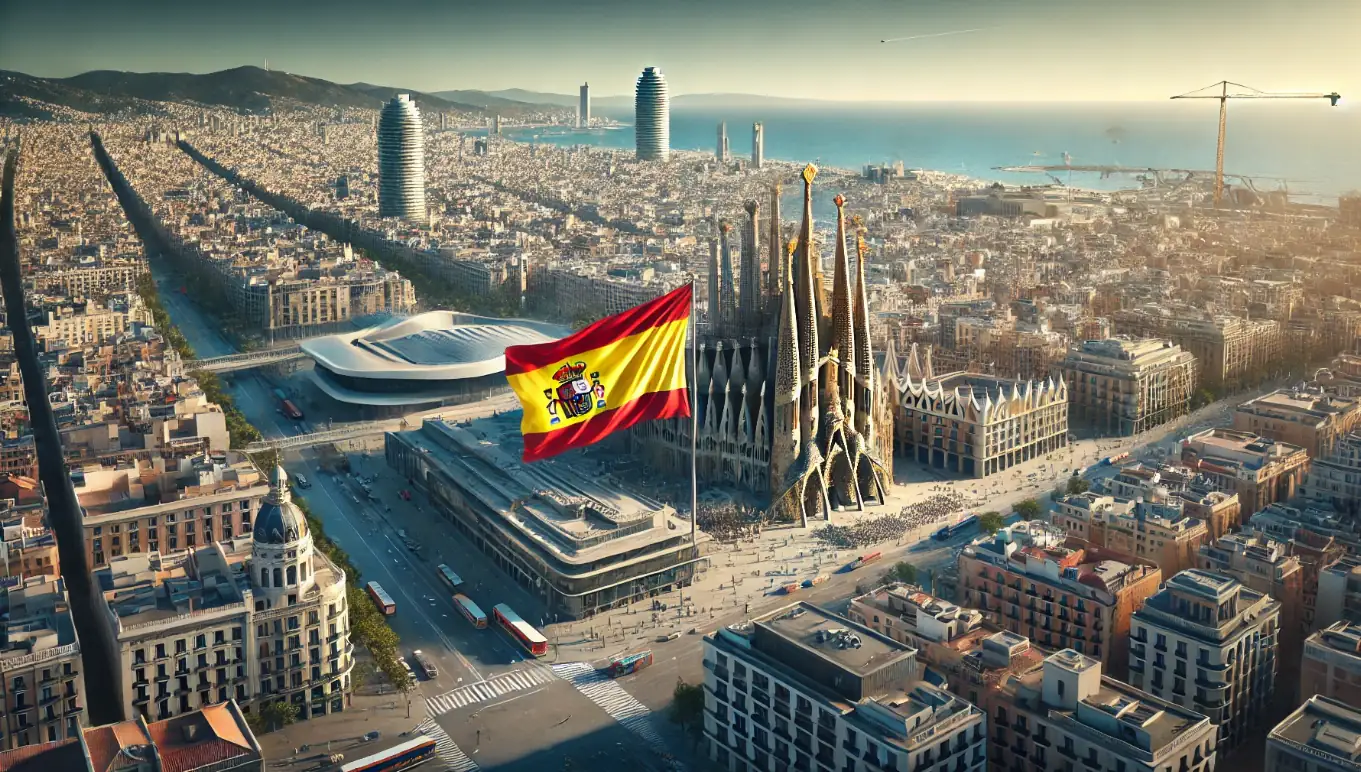 illustration photo de barcelone