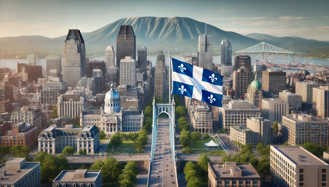 illustration photo de l'etat du Quebec au canada
